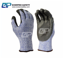 EN388 4543C Anti Cut Level 5 HPPE Liner Anti Cut PU Gloves